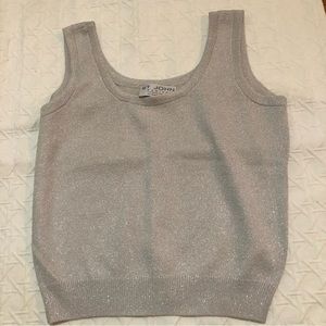 St John Knit - Marie Gray Sz M Tank Top